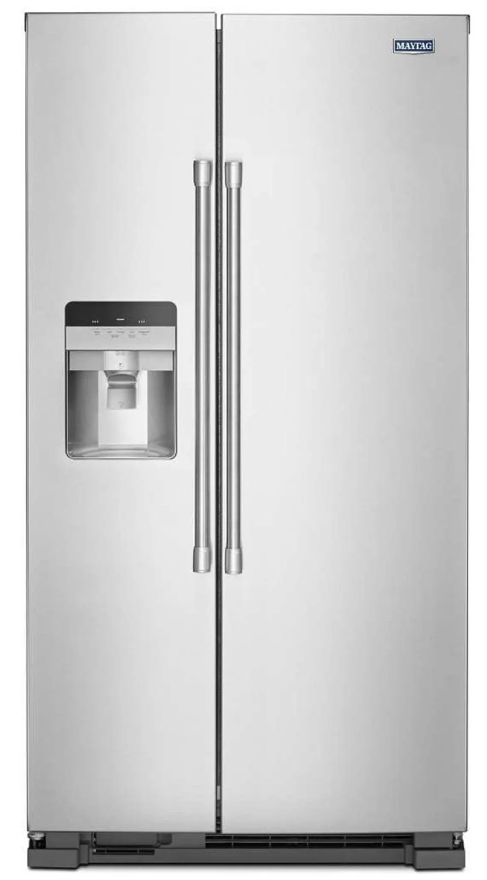 Best trade for new Maytag 36 25 cu. ft. Side by Side Refrigerator with Store In Door Ice and Water Dispenser-Fingerprint
