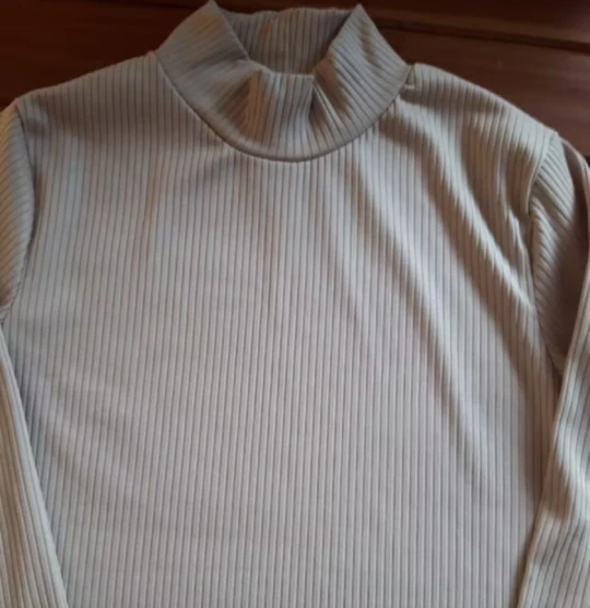 Women's Half-High Neck T-Shirt Fashion Jumper Casual Tops Korean Style Elegant Solid-Coloured Clothing Spring And Summer Season photo review