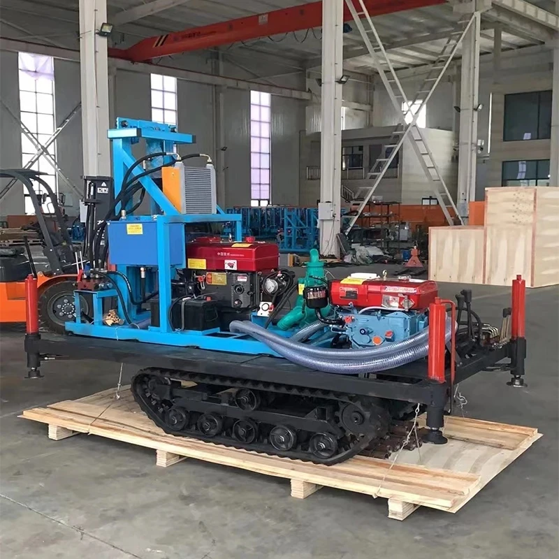 Factory Direct Hydraulic Machine & Portable Diesel Small 200m Water Well Drilling Rig 6