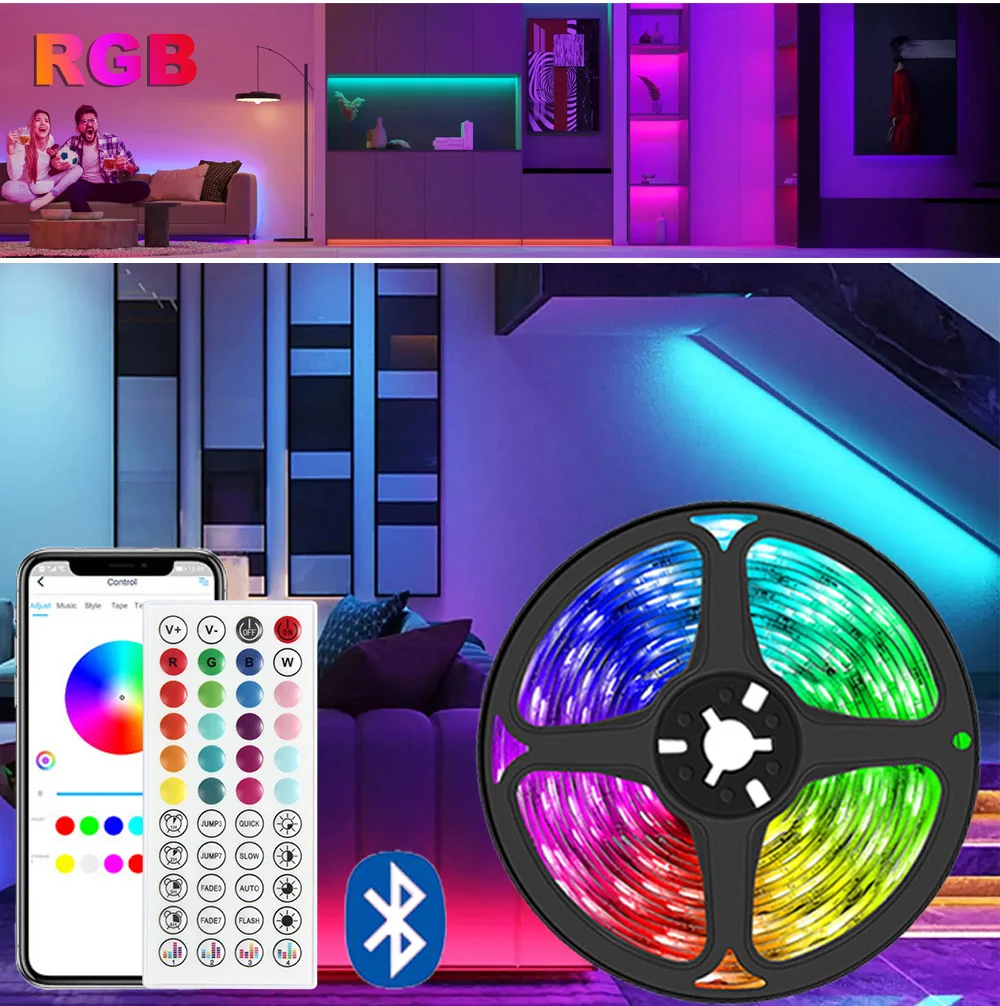 10m Led Strip Rgb Bluetooth Led Light Rooms Bluetooth 10m Led Strip