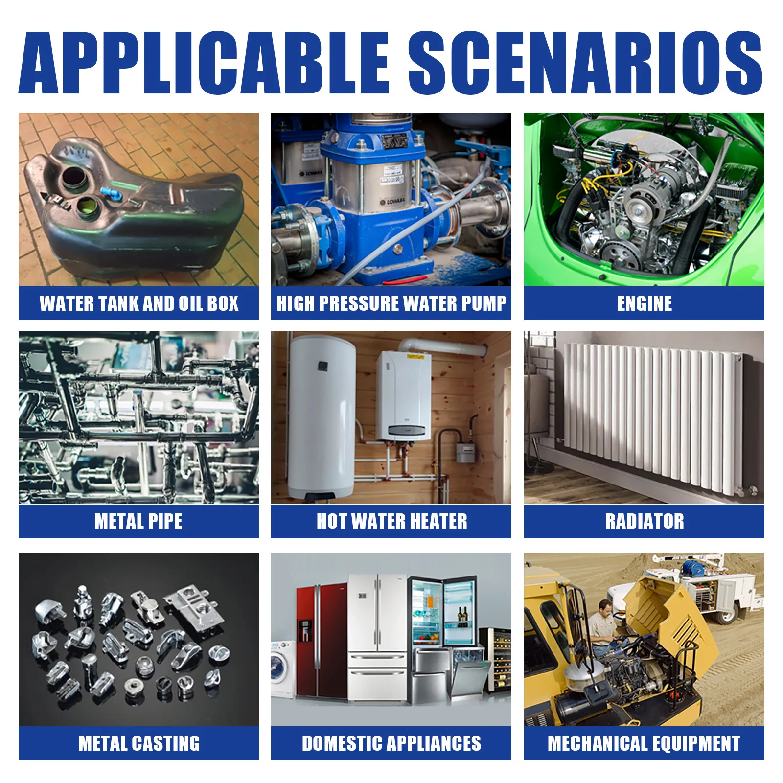 Eelhoe New Arrival Chemical Metal Repair A And B Glue Industrial Heat Resistance Cold Weld Metal Multipurpose Metal Repair Agent