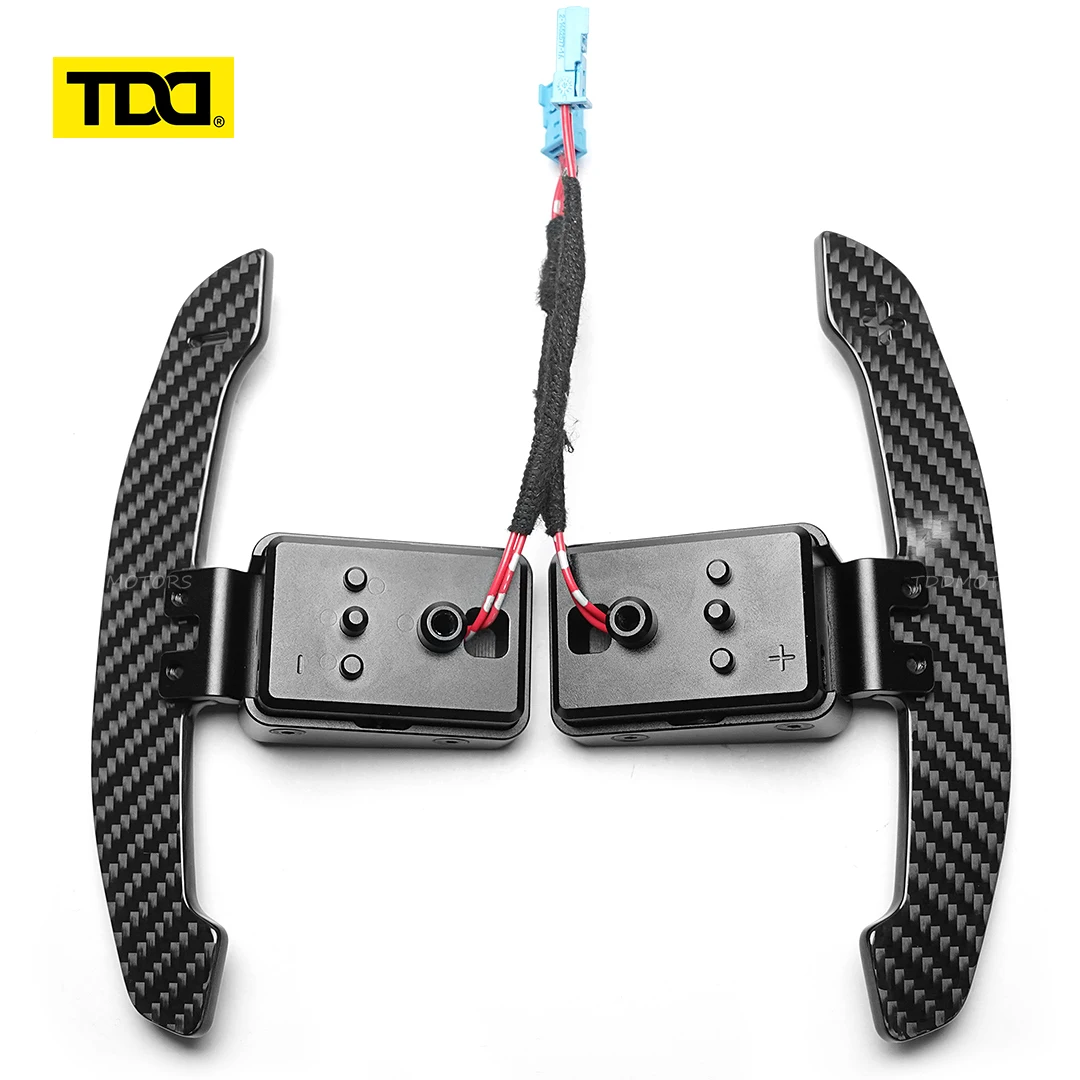 BMW G20 G30 G06 G08 G87 G80 G82 F20 F30 I8 F90 M3 M5 M8 X3 X5 X6M 미니 수프라용 TDD 4MM 카본 파이버 마그네틱 패들 시프터