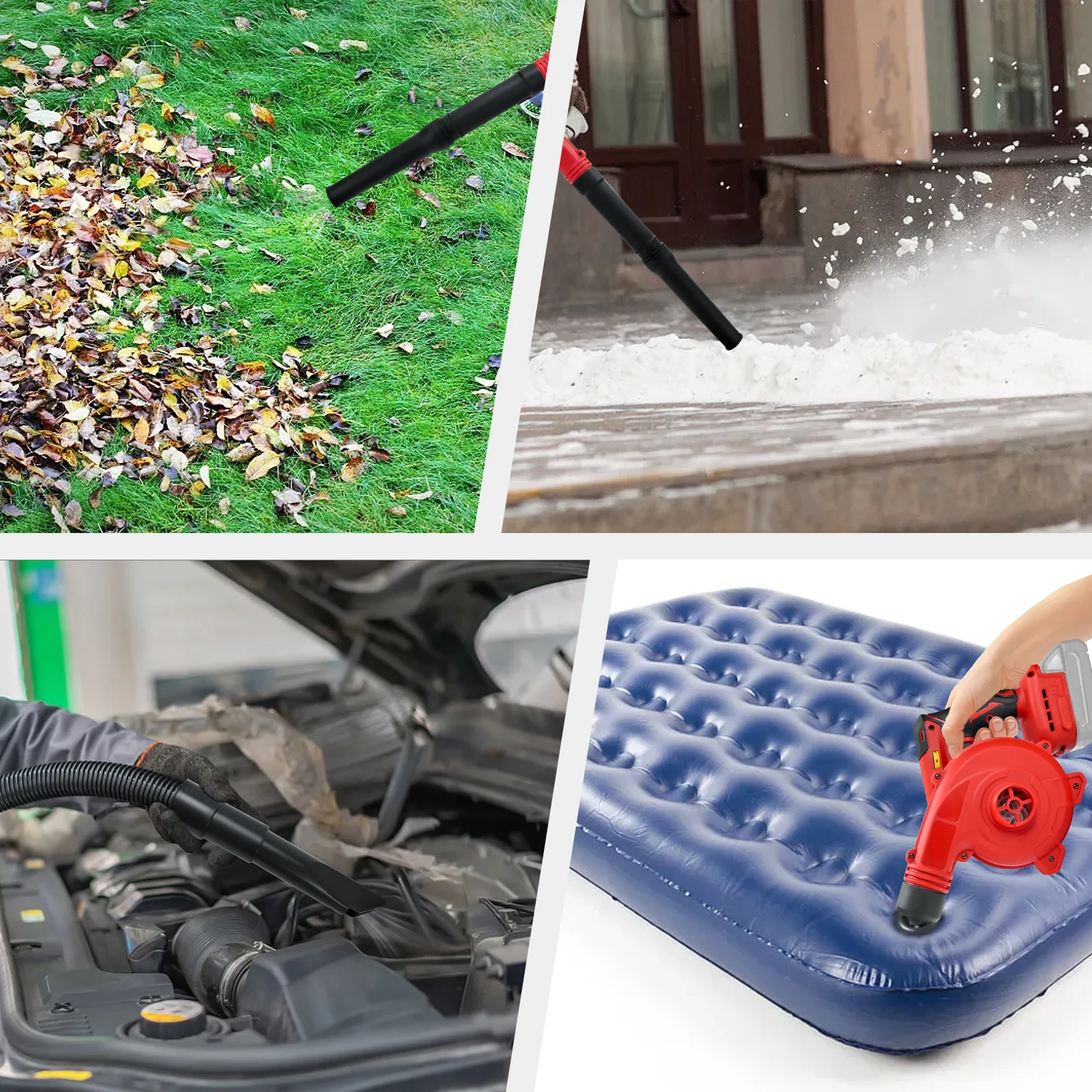 Cordless Leaf Blower Brushless Electric Air Blower 6 Speed Up to 180MPH Blower Vacuum Cleaner for Milwaukee Battery (No Battery) 6