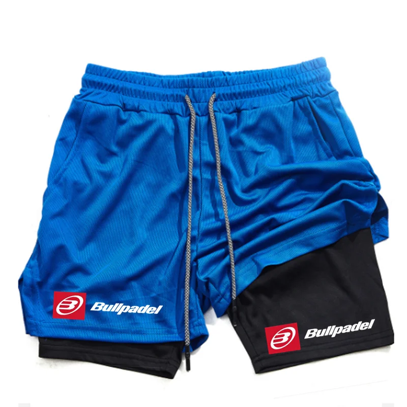 2025 New Men's Padel Sport Shorts Summer Male Breathable Tennis Shorts Quick-Drying Badminton Trousers Outdoor Running Sportwear 4