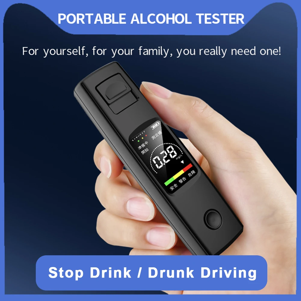 ProfessionalSensitivityBreathalyzerRechargeablePortableBreath