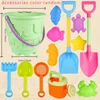 Children's Beach Toy Set Baby Playing In Water and Sand Large Sand Shovel Beach Bucket Sand Digging Tool Hourglass 4
