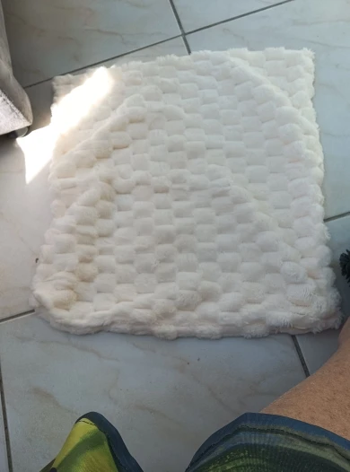 1pcs Pineapple Grid Turtle Pattern 3D Soft Plush Throw Pillowcase,Cream White For Living Room Sofa Bedroom Home Room Decor photo review