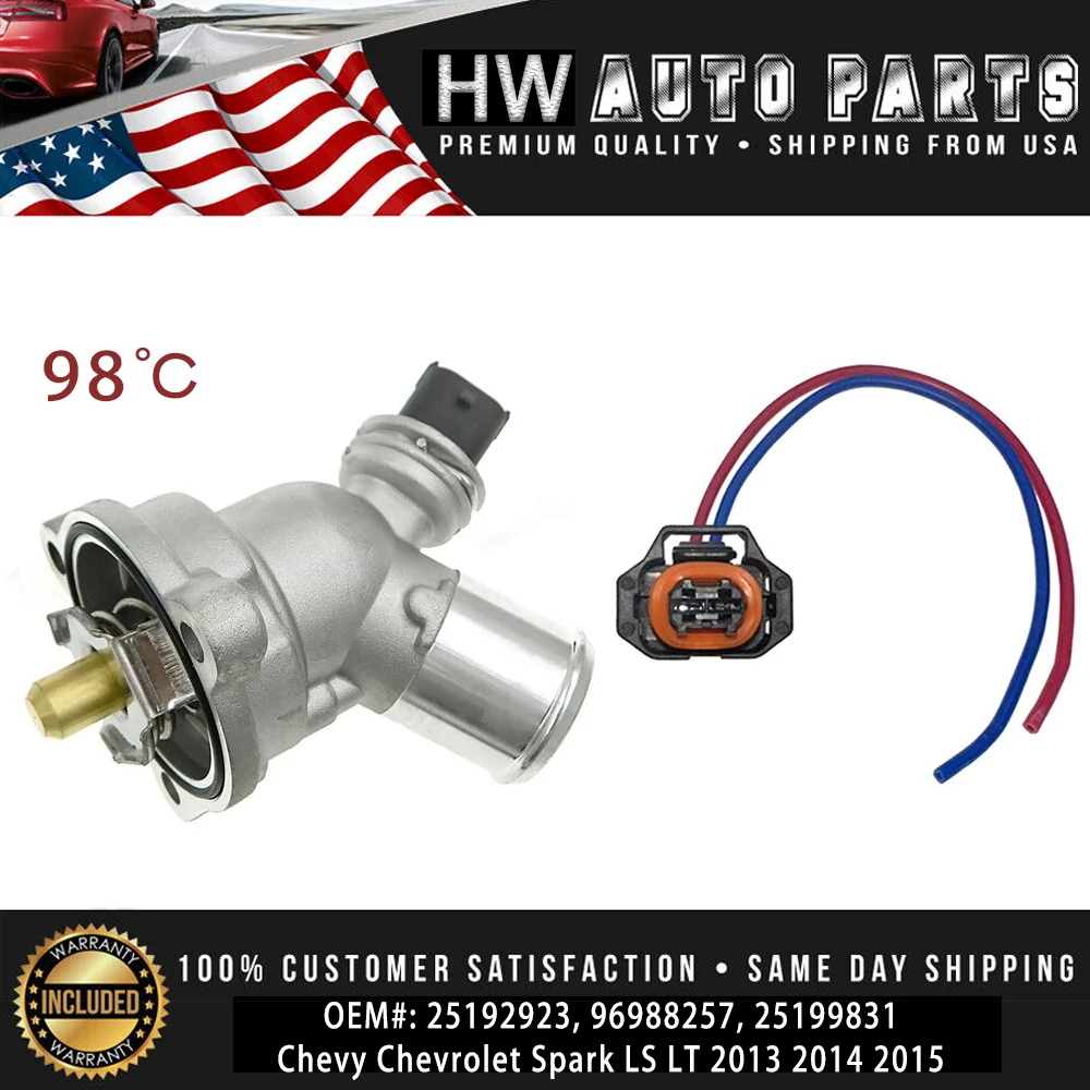 Новый алюминиевый разъем термостата охлаждения двигателя для Chevy Chevrolet Spark 2013 л 2014 96988257 2015 25192923 25199831 Новый алюминиевый разъем термостата охлаждения двигателя для Chevy Chevrolet Spark 2013 л 2014 96988257 2015 25192923 25199831