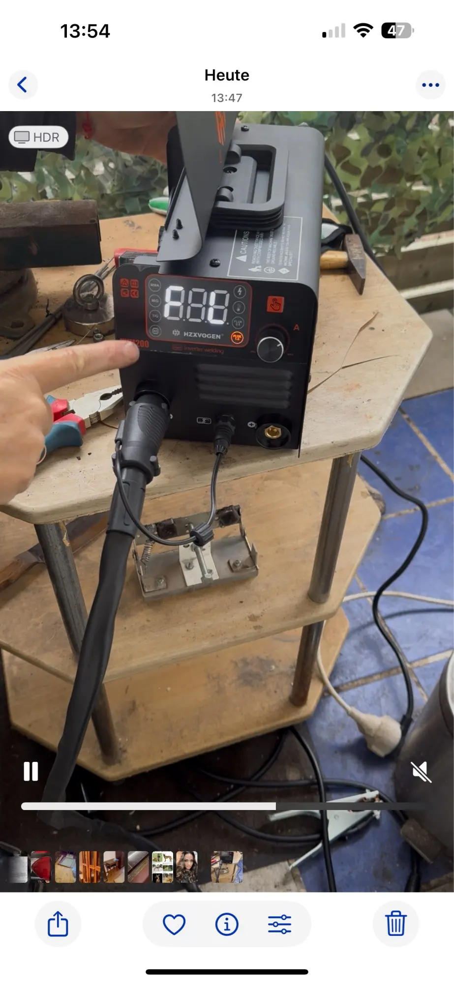 HZXVOGEN 3 in1 MIG/TIG/MMA Semi-Automatic Welding Machine HVM200 Inverter Welder Synergy Tool Non Gas For Gasless Iron Soldering photo review