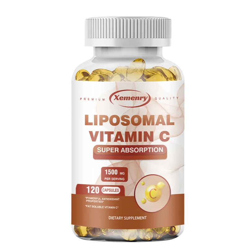thumbnail image 1 of Vitamina C liposomal: promueve la producción de colágeno, es antioxidante y refuerza el sistema inmunológico - 120 s, 1 of 5
