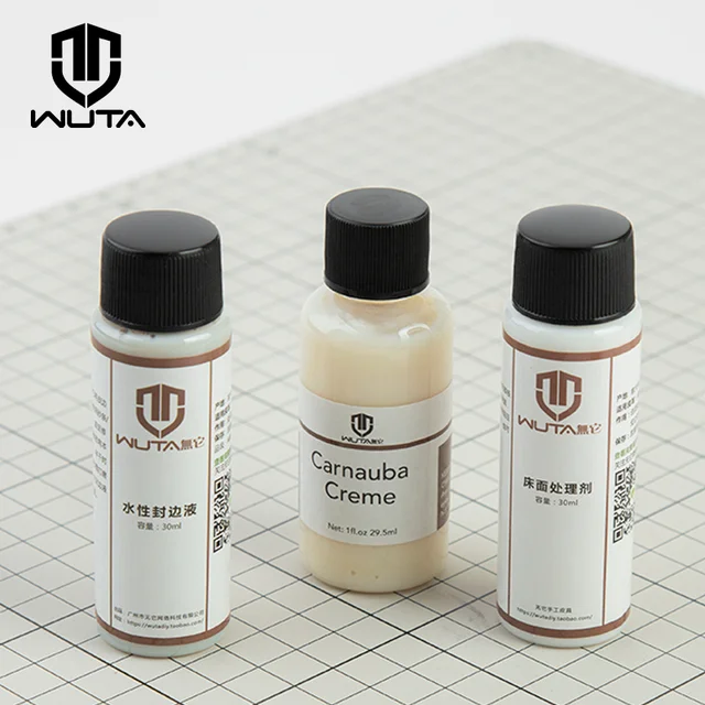 WUTA 1x30ml Leather Edge Finish Tokonole Gum Vegetable Tanned