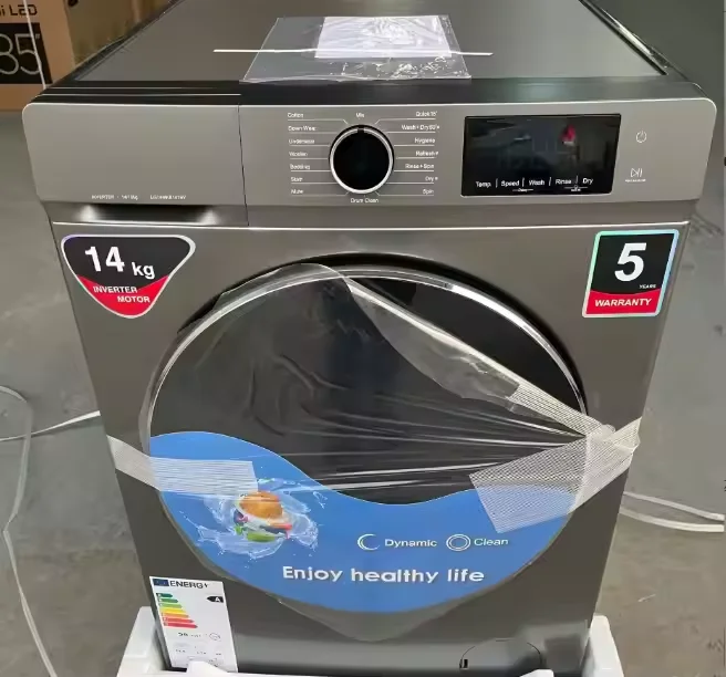 Washing and Dry Machine, 2-in-1 Fully Automatic, Electric Stainless Steel, 220V 1900W, Sturdy Zinc Plate Material, capacity 14kg 6