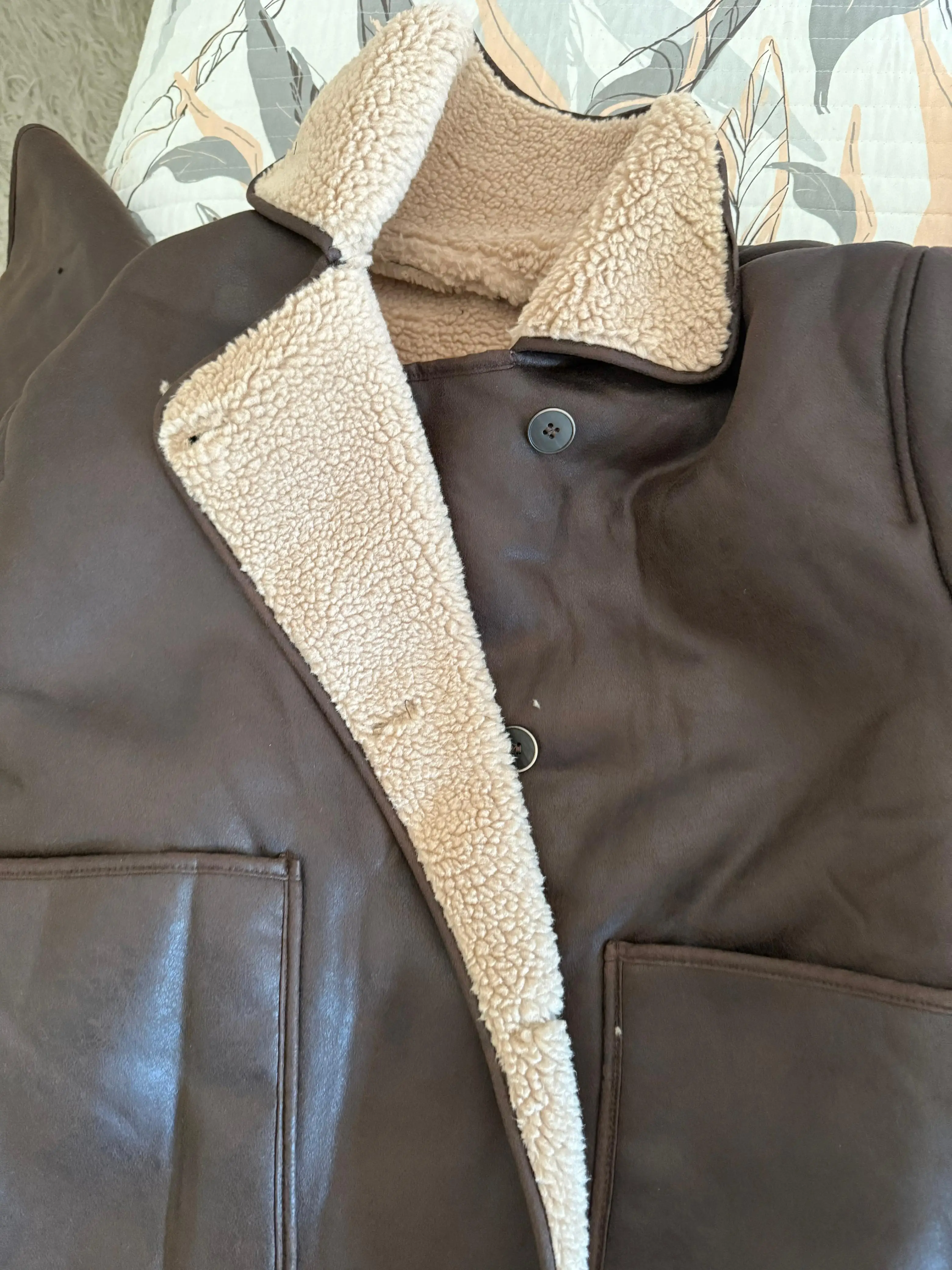 Women's Double-Sided Collar Loose Jacket photo review