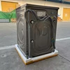 Drum Washing Machine Compact Portable Full Automatic Laundry Washer in Gray Apartment with Drain Pump LED Display Programs 2