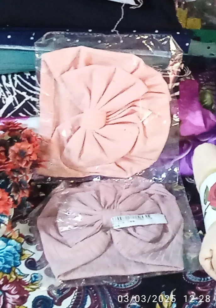 Soft Big Bow Cotton Polyester Headband photo review