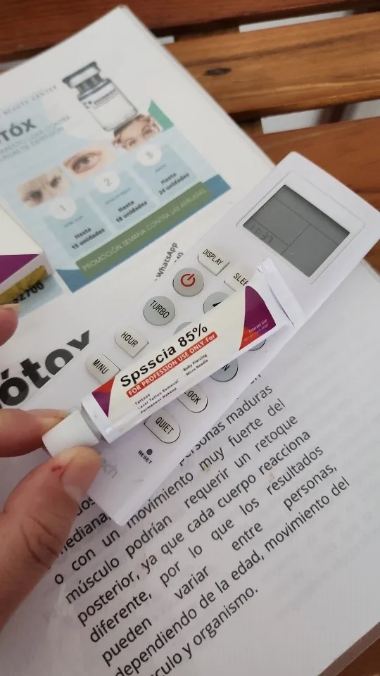 85% Spsscia Multipurpose Numbing Cream lidocaine 8% for Cosmetic tattooing/Permanent Makeup/Piercings/Waxing/Microblading/Laser photo review