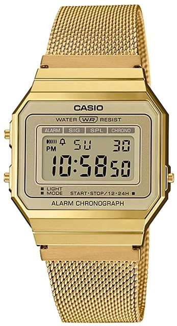 Casio Clásico, Dorado/Negro, Digital : Ropa, Zapatos y Joyería 