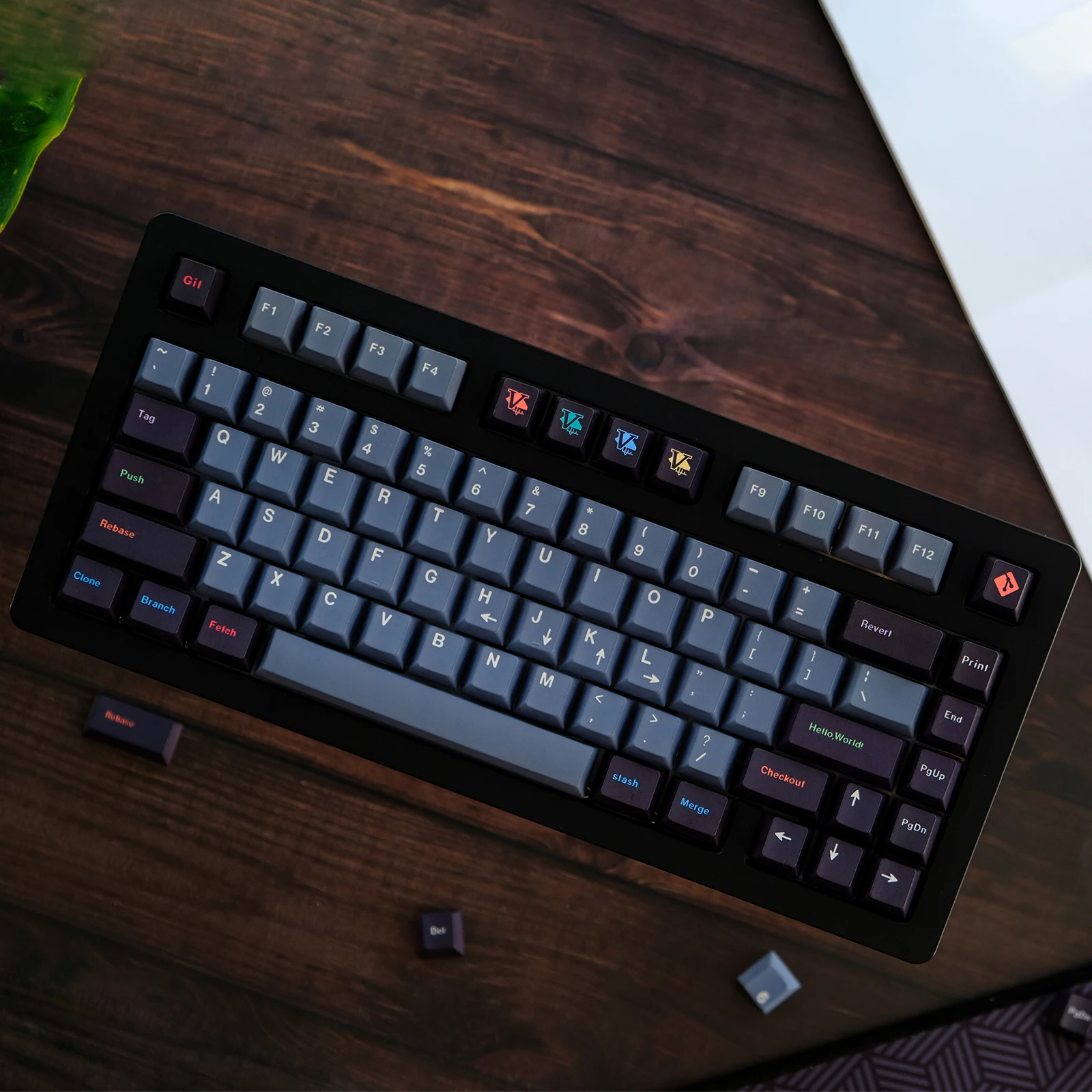 Keycaps Personalizados para Teclado Mecânico Gmk Oblivion Keycaps Perfil Cereja Pbt Dye-sub 129 Chaves - Imagem 6