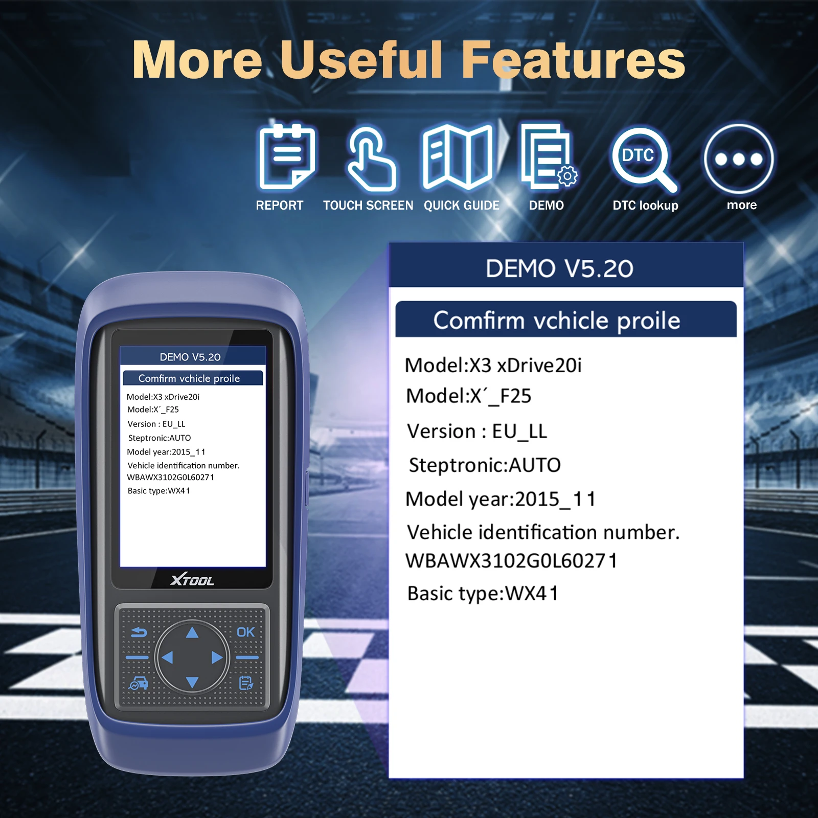 XTOOL A30PRO ġ ũ 15   ü ý  OBD2 , ڵ ĵ Ȱ ׽Ʈ,  Ʈ  CAN FD
