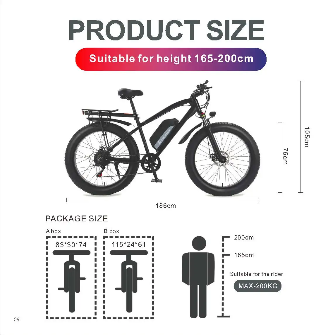 26 inch 4.0 tire electric bicycle 48V1000W aluminum alloy beach electric bicycle 17.5AH city commuter motorcycle