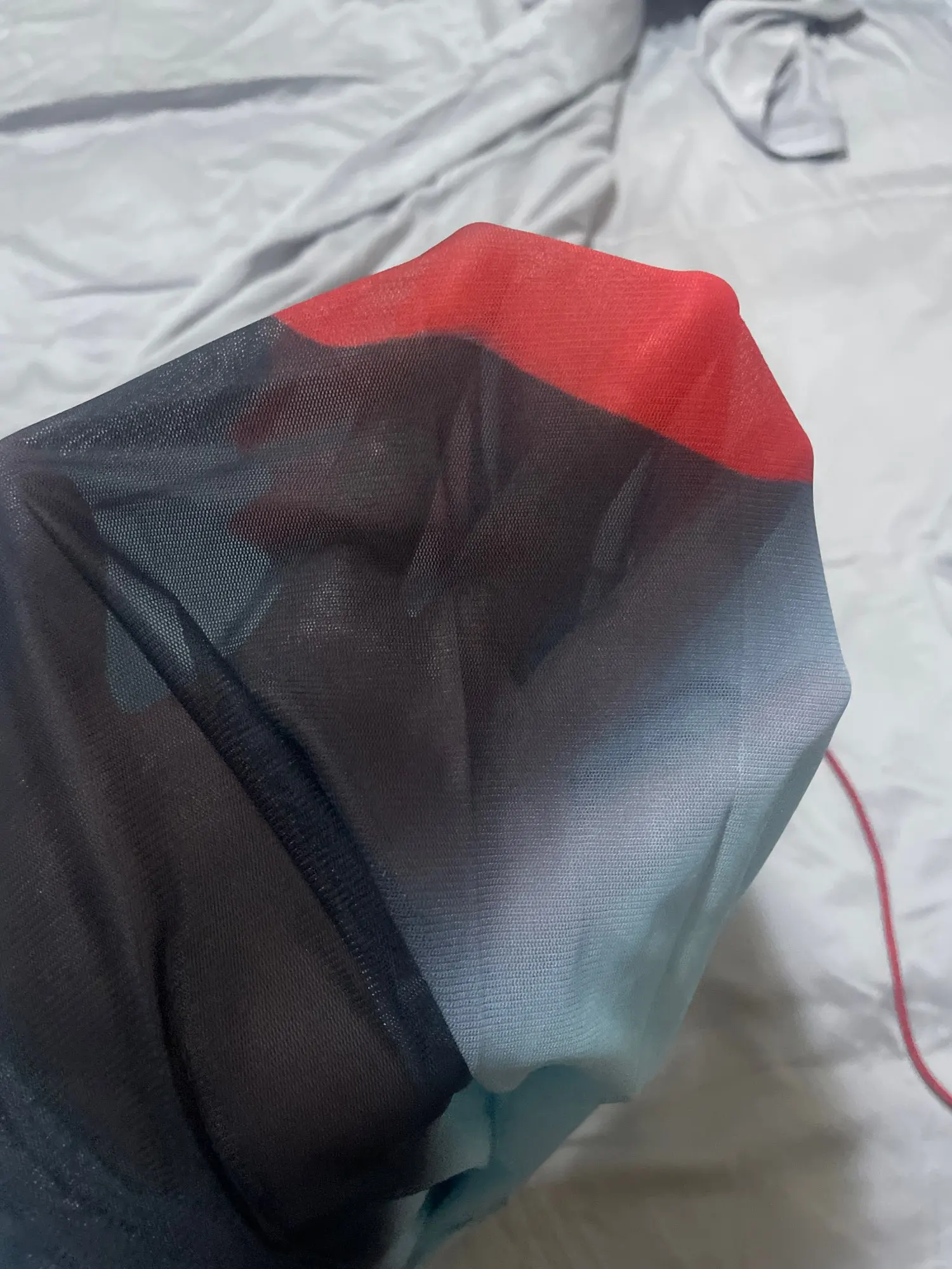 Yiiciovy Sexy Women’s Slim Fit Long Dress Cover-Ups Sheer Mesh Long Sleeve Floral Print Beach Dress Side Split Bikini Cover-Ups photo review