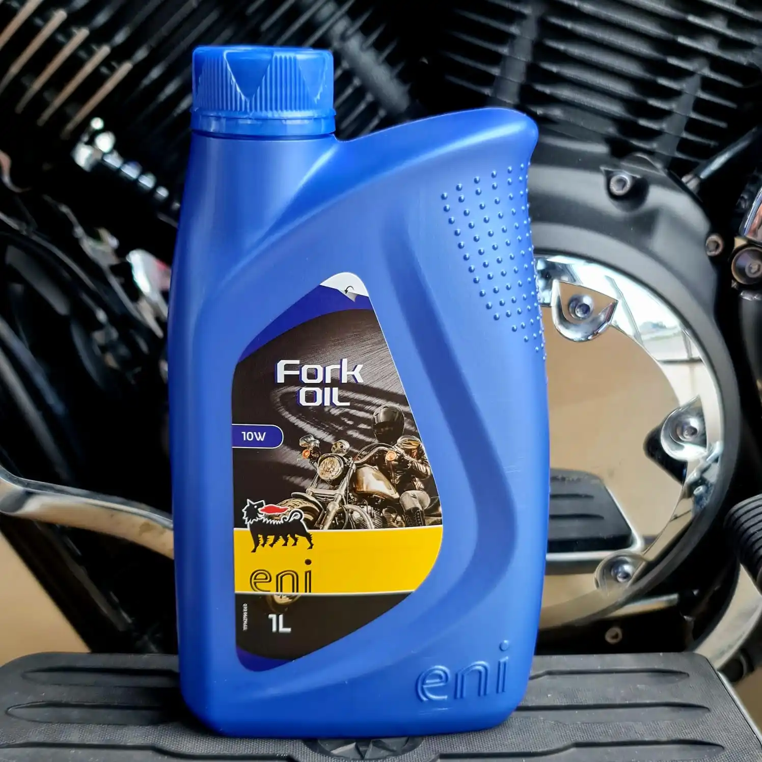 Eni 10W Medium Fork Oil - 1 Liter, Universal For Motorcycle Road & Off-Road