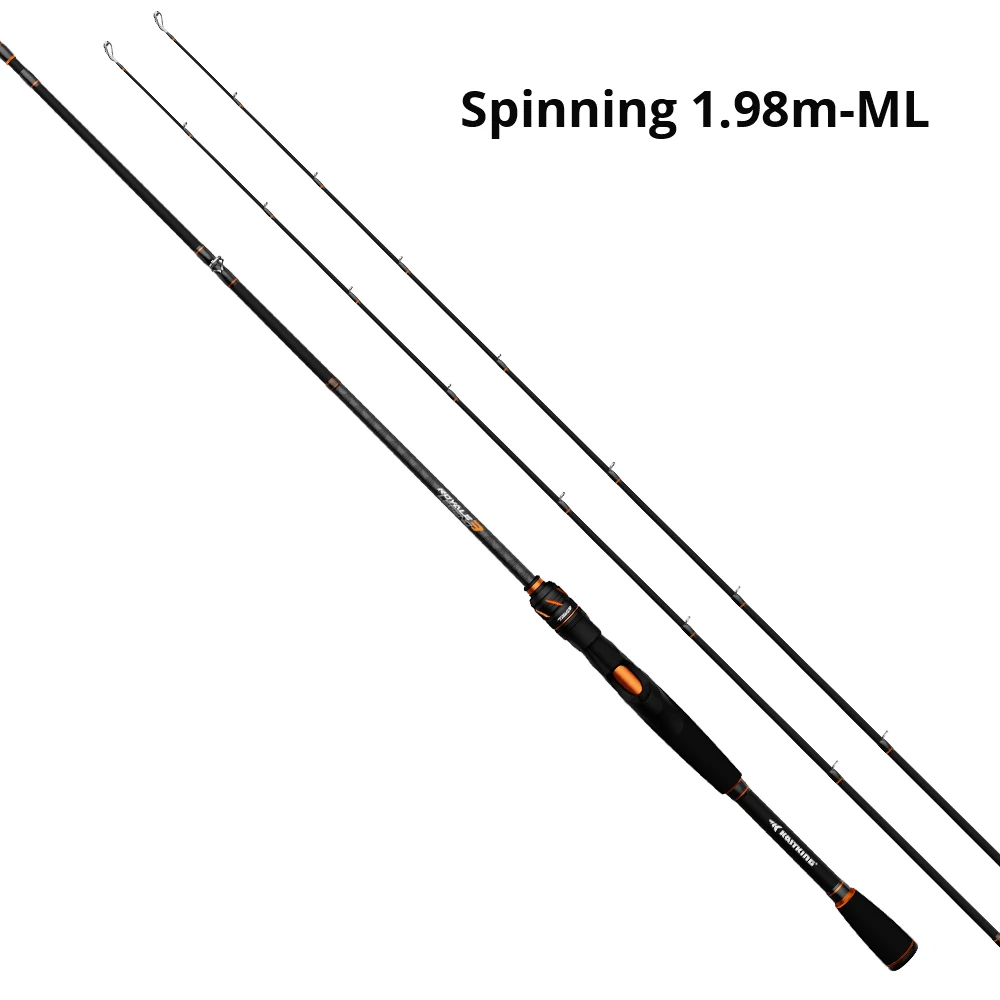 KastKing Royale Legend III Carbon Spinnrute mit 1,98M 2,13M 2,18M Baitcasting-Rute für Barsch- und Hechtangeln – Detail 11