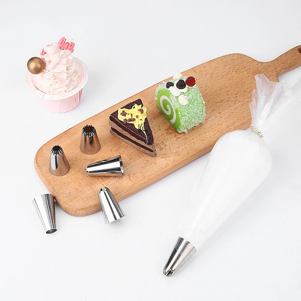 Cake icing nozzles Stainless Steel Nozzle Tips DIY Cake Decorating Tool Icing Piping Cream Pastry Bag Nozzle Kitchen Bakery Tool 24/48 pcs