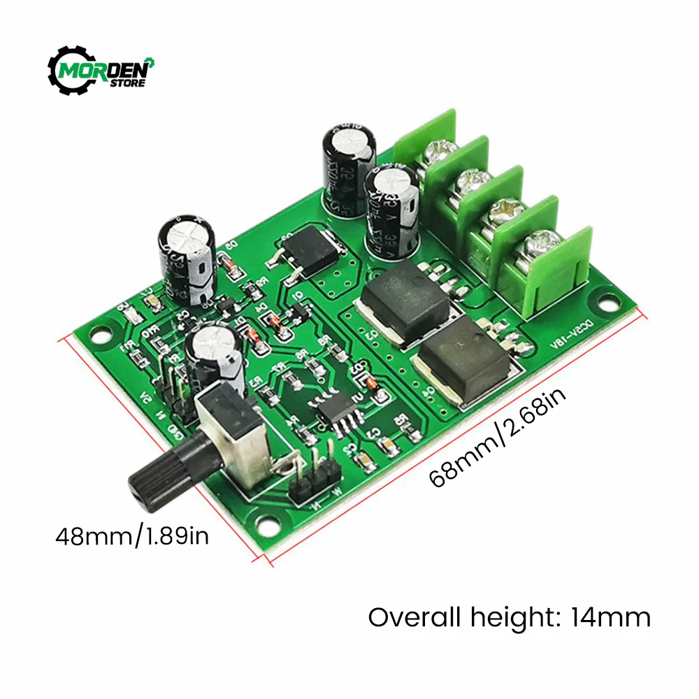 DC 5V-12V Brushless PWM Motor Driver Board Controller for Hard Drive Motor Hard Drive Power Supply