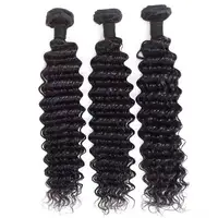 Vague Profonde Tissage Cheveux Humains 15A Non Traités Brésiliens 100% Cheveux Humains Pour Les Femmes 1/3/4 PCS Deep Wave Extensions Cheveux Bruts Livrasion 3 Jours France 4