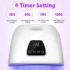 72LEDS Nail Gel Lamp UV LED Drying Lamp Professional Nail Lamp for Curing All Nails Gel Polish With Timer Auto Sensor Salon Tool 3