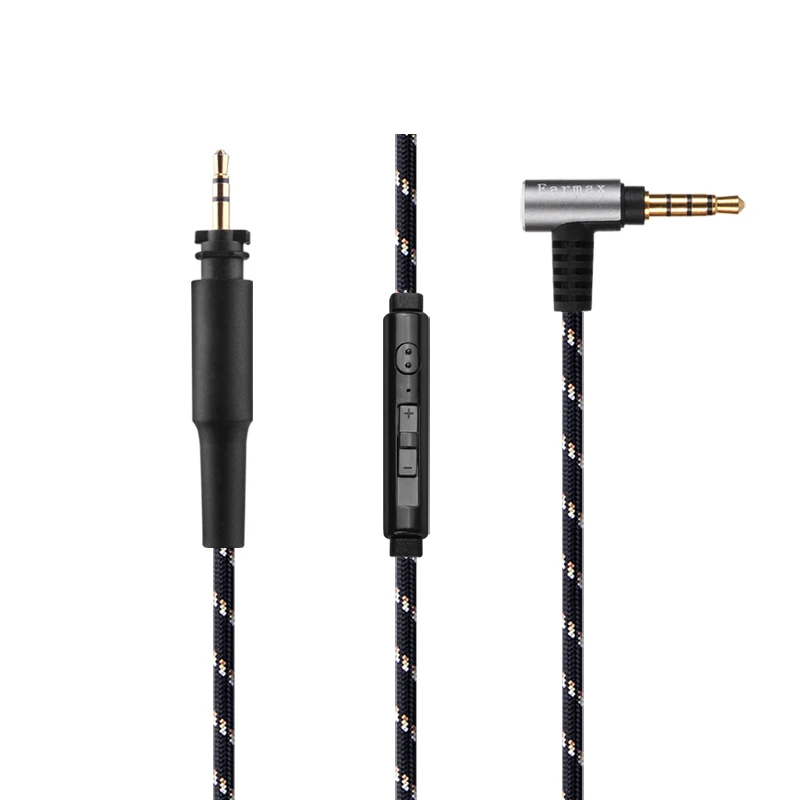 

Новинка! Нейлоновый аудиокабель с микрофоном для наушников Shure SRH840A SRH440A
