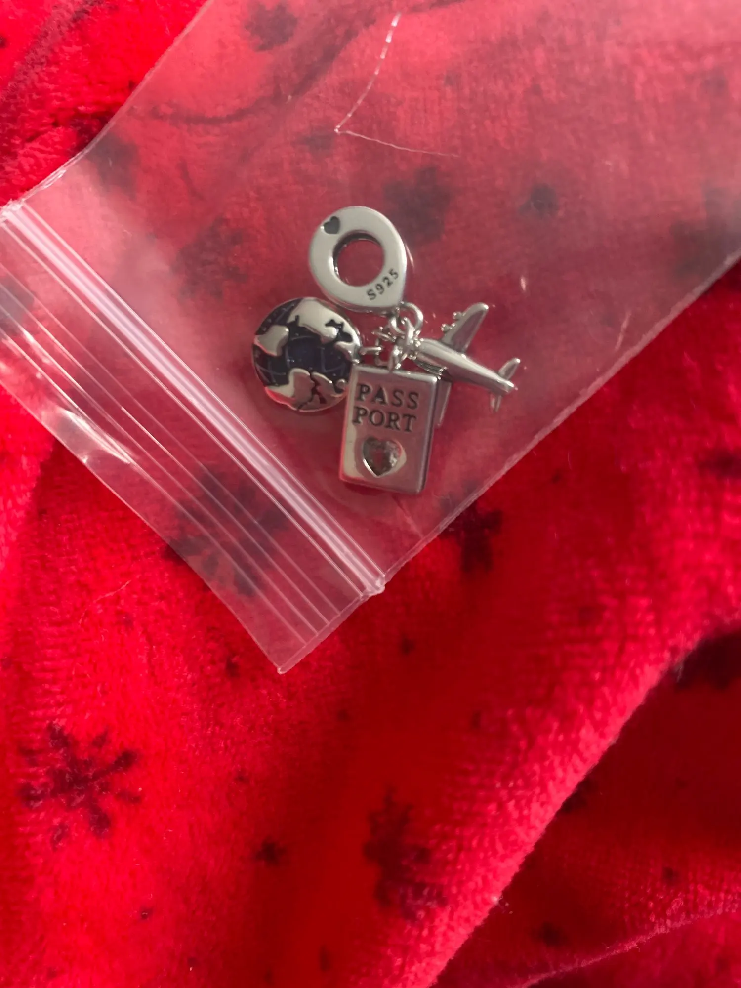 2025 gran oferta dijes cuentas de Plata de Ley 925 mariposa rosa luciérnaga luminosa cuelga brazalete pulsera collar joyería DIY photo review