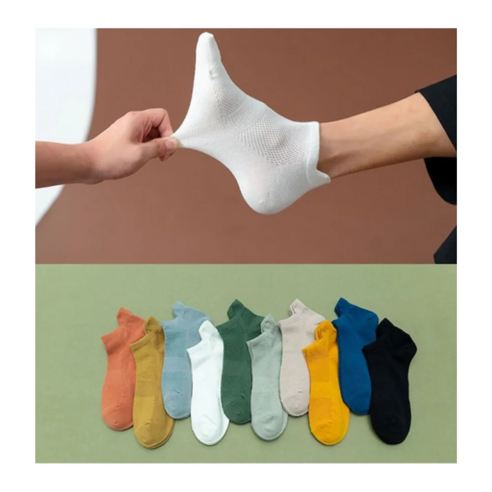 

Classic Hot Sale Unisex Bamboo Socks Funny Casual Work Dress Crew High Quality 10 Different Colors Compression Happy Cotton Fiber Breathable Long Lasting Men Women Sports Booties 36-41-44 Number ZR-21565