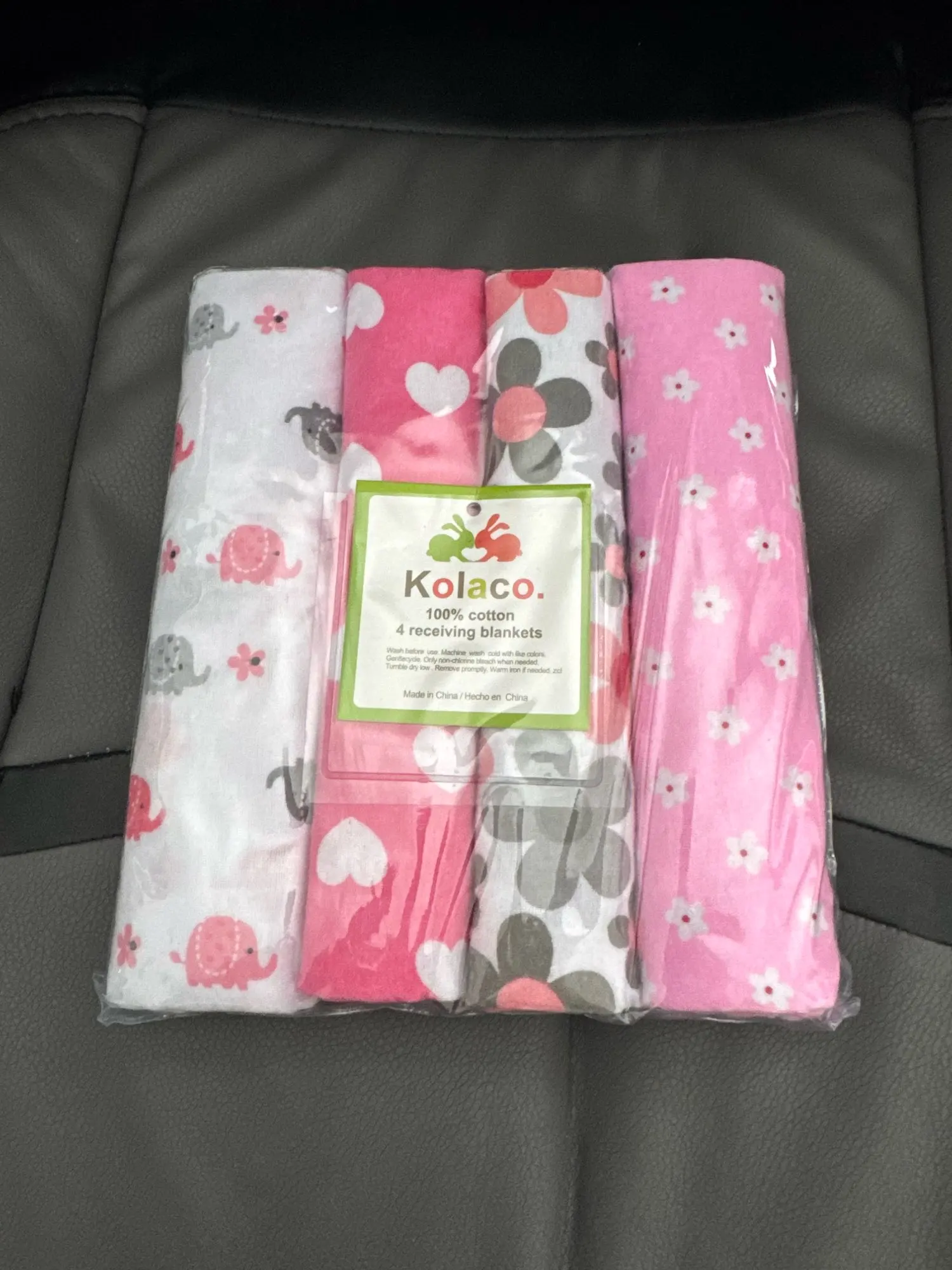 4pcs/pack 100% Cotton Receiving Baby Blanket Newborn 76x76cm Baby Bedsheet Supersoft Blanket Swaddle photo review