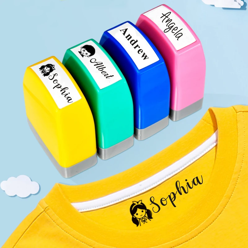ClothingStampNameStampforClothingFabricStampDaycareStamp
