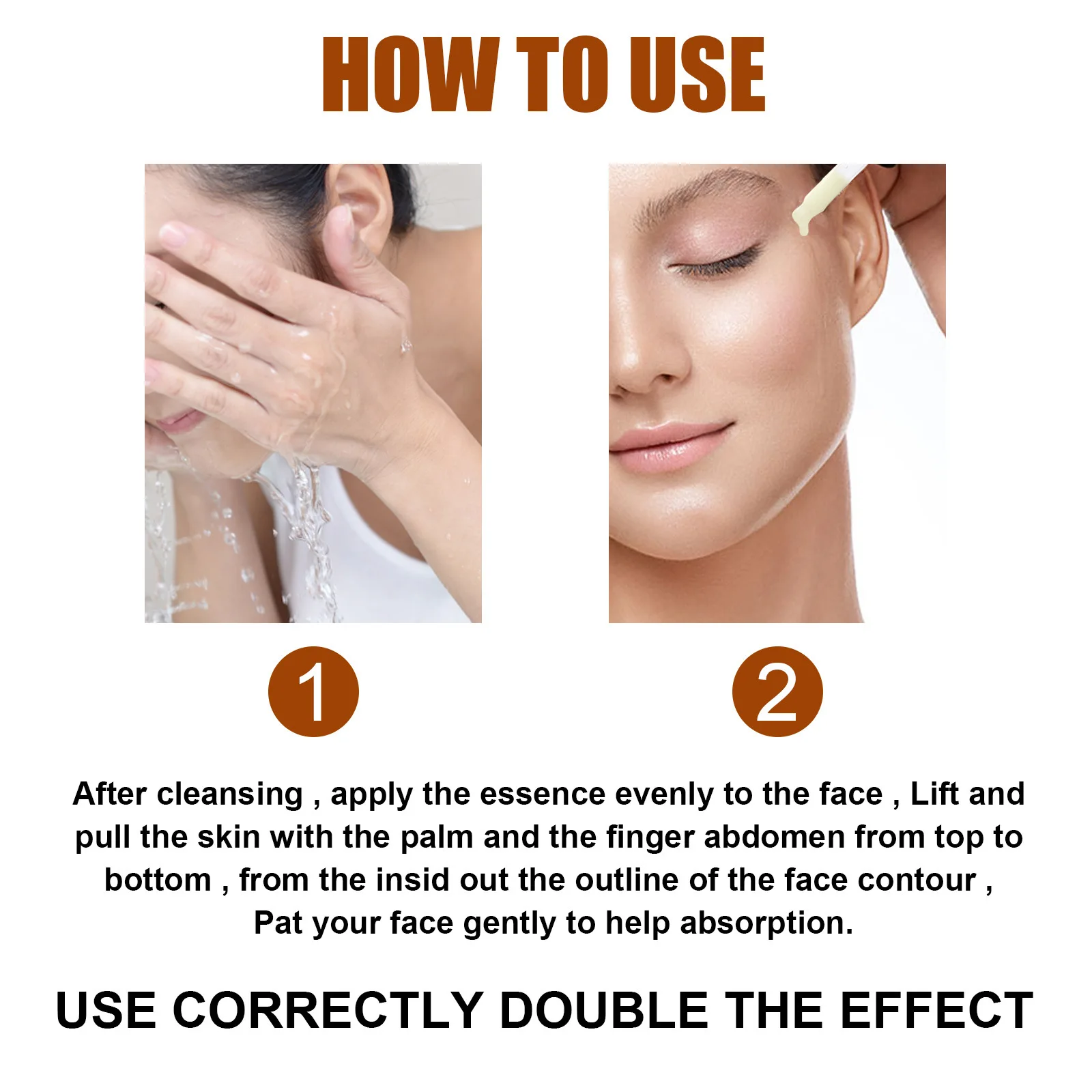 EELHOE Retinol Face Serum Gentle Moisturizing Firming Skin Pore Shrink Balance Skin Tone Anti-aging Glowing Mild Face Serum