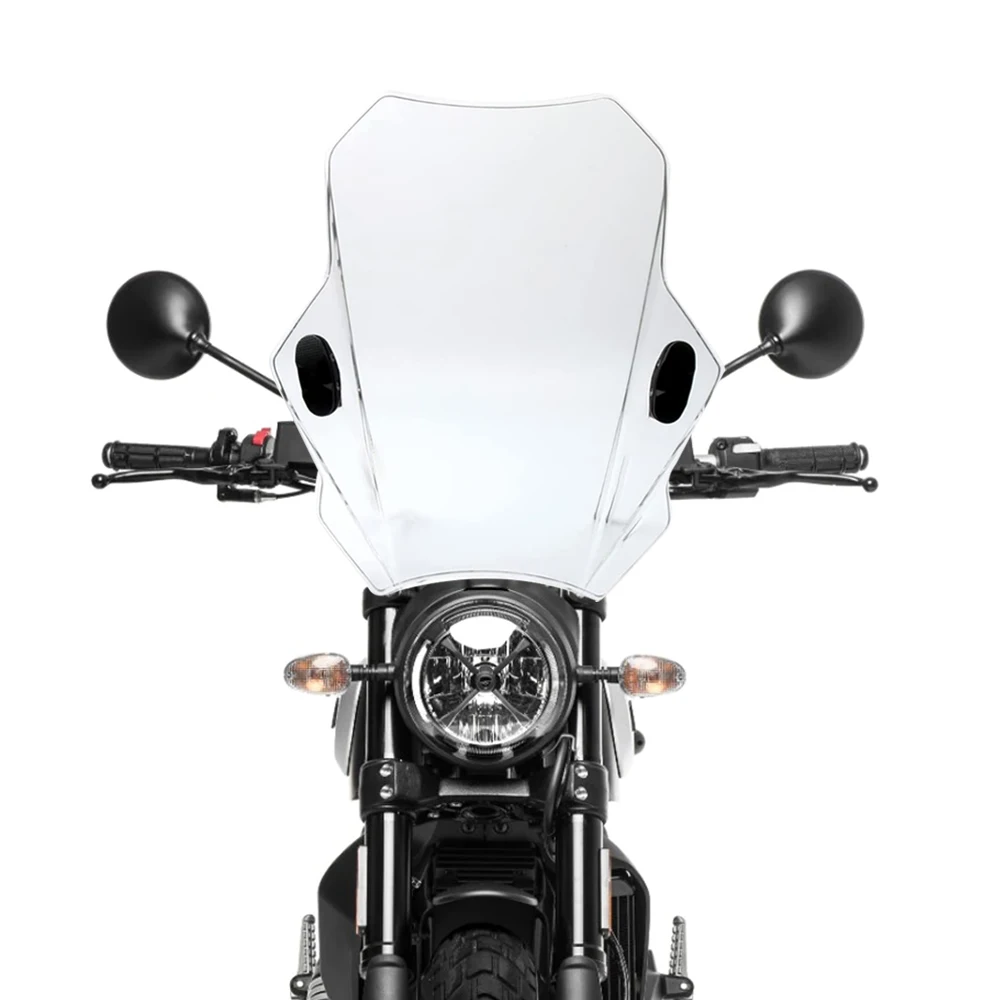 

For Ducati Scrambler 400 800 DS / CR /Nightshift 2016 - Windscreen Windshield Covers Screen Smoke Lens Motorbikes Deflector