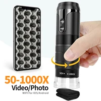 WiFi USB Digital Handheld Microscope 50 to 1000x Wireless Magnification Endoscope Camera WIth 8 LED  for IPhone Android 1