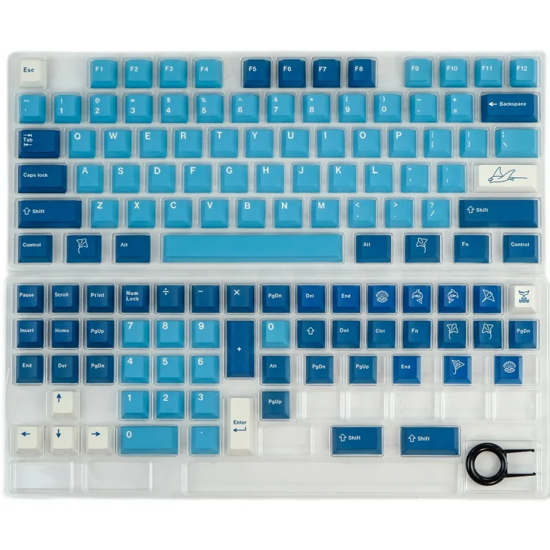pbt tintura sublimação teclado mecânico para mx switch com 1.75u 2u shift