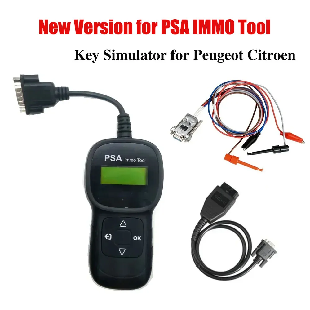 Voor Psa Immo Tool Mark Key Simulator Voor Peugeot Cit-Roen Van 2001 Tot 2018 Nieuwe Pin Code Reader Psa Pin Calculator Immo Emulator