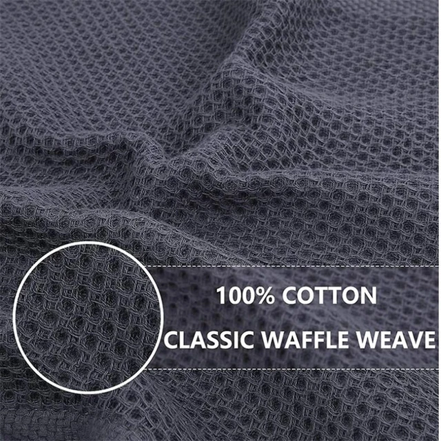 100% Cotton 4-Pack Of Home Basics Waffle Weave Dish Cloth's