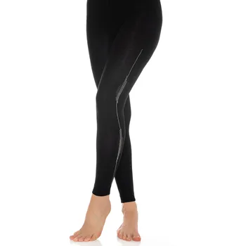 Bamboo Leggings for Women Soft Stretchy Full Length Tight with Fancy Accessories 1