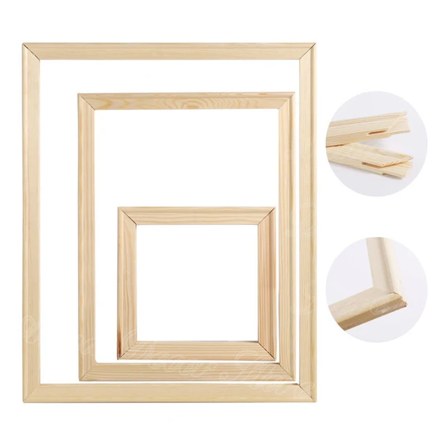 Wooden Frame DIY Picture Frames Art Suitable for Home Decor Painting Digital Oil Painting Diamond Paintings, Size: 30*40CM