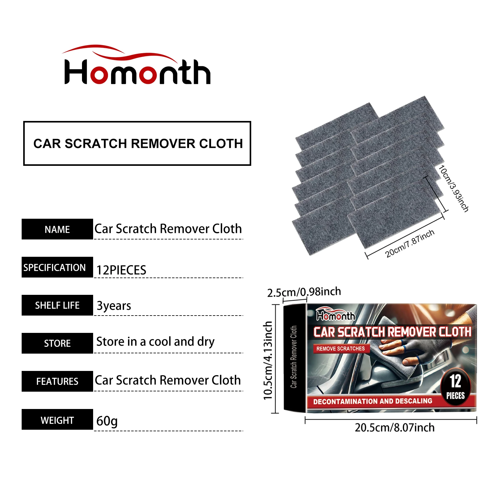 Car Scratch Remover Cloth For Paint Scratch Repair