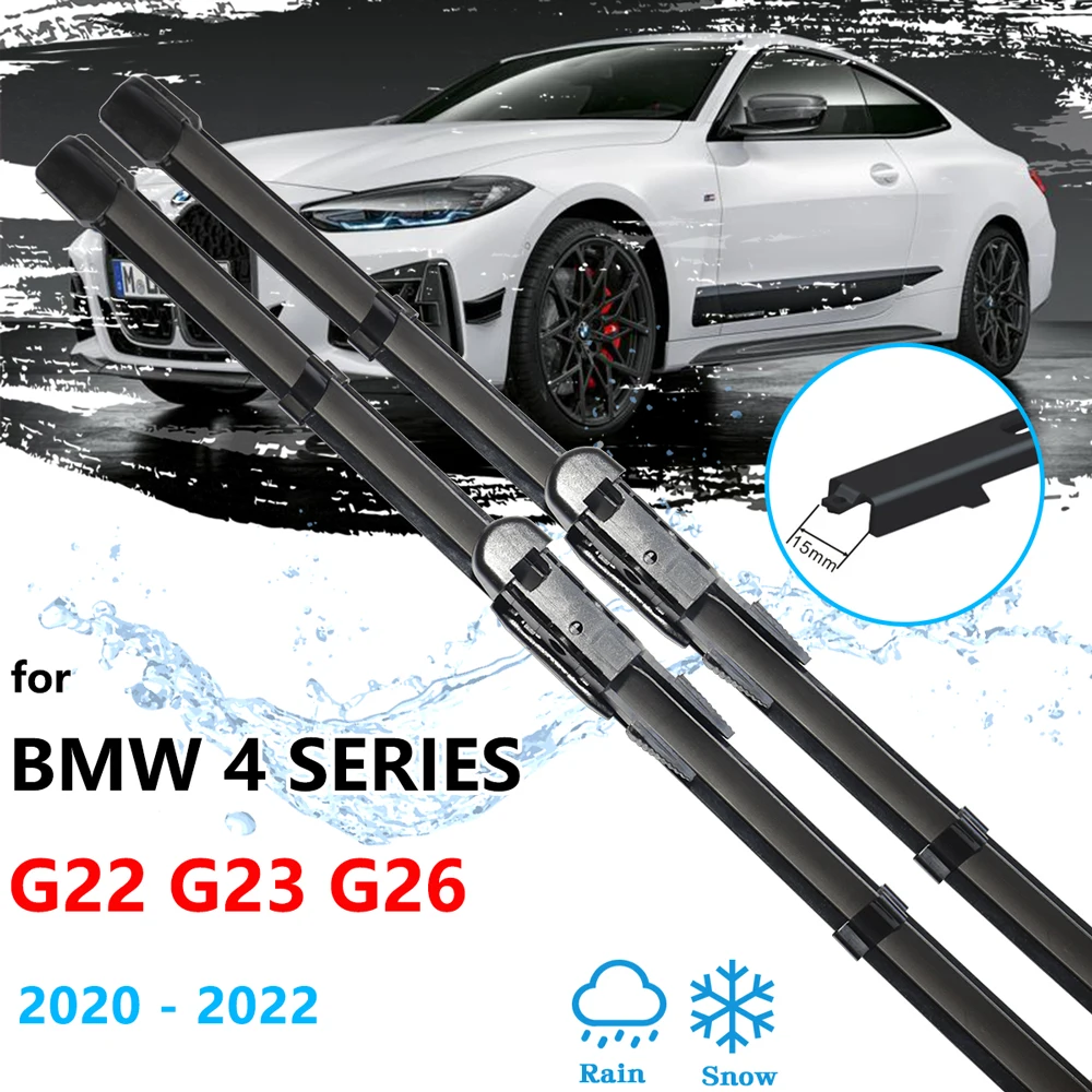 ForBMW4SeriesG22G23G26202020212022FramelessWiperBlades