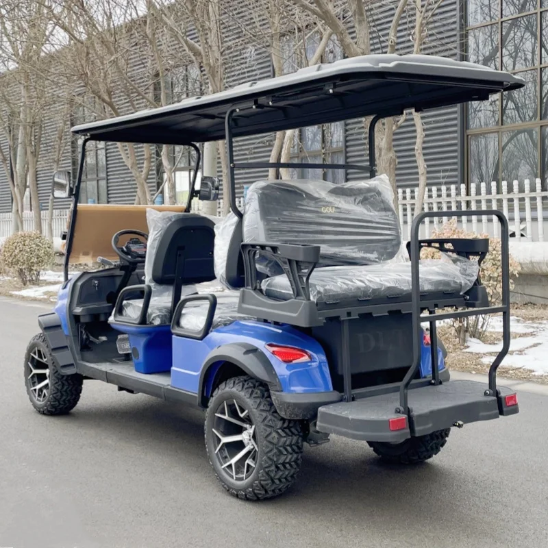 

Brand New CE Certified 4+2 6 Seater Street Legal Custom Made 5kw/4kw OEM/40hq Electric Hunting Scooter Mini Electric Golf Cart