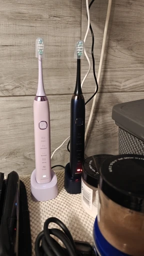 Sonic Electric Toothbrush Smart Ultrasonic Dental Teeth Whitening Rechargeable Adult Tooth Brush Sarmocare S100 With8 Brush Head photo review