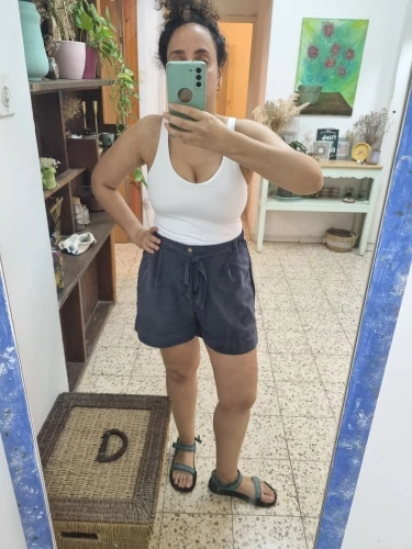 Longline Tank Top with Built-In Bra & Removable Pads photo review