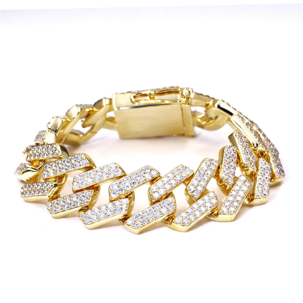 Miami Cuban Silver Bracelet, Cuban-Link Chain Bracelets